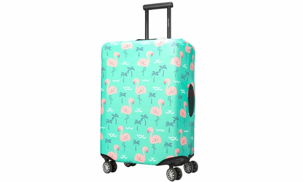 Housse De Valise Avec Drapeau Italien - Taille S, Blanc, Tissu Extensible, Pour Voyage Et Affaires